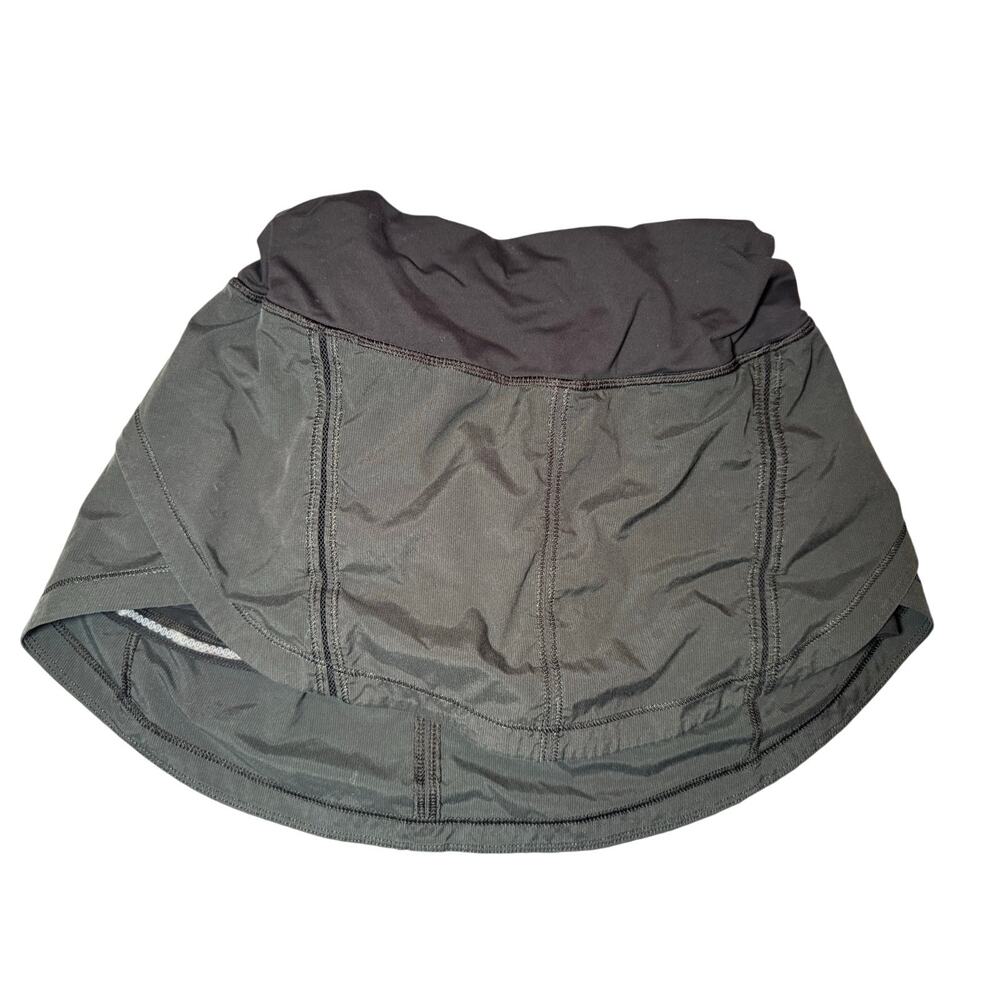 Lululemon Skort Size 6 Black Athletic Tennis Running Skirt Shorts